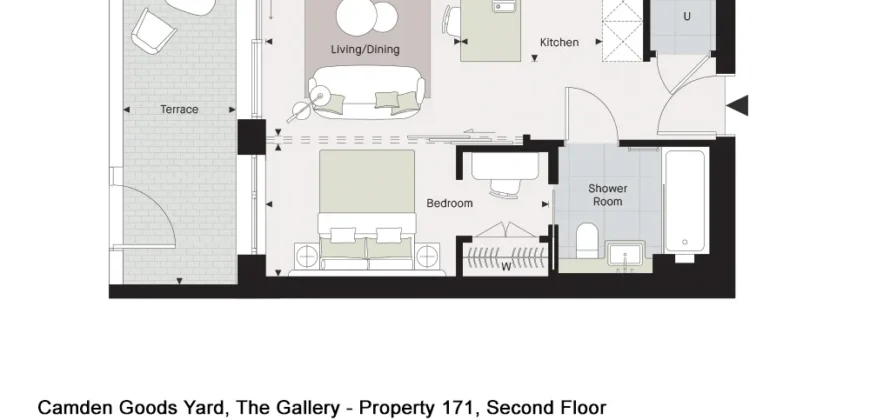Camden Goods Yard – 1BHK